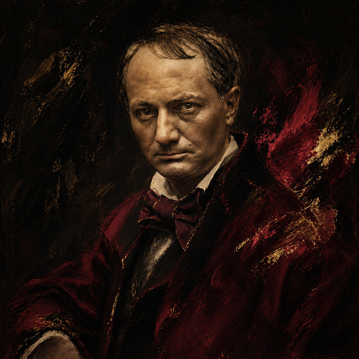 baudelaire photo 1863 retravail par ia