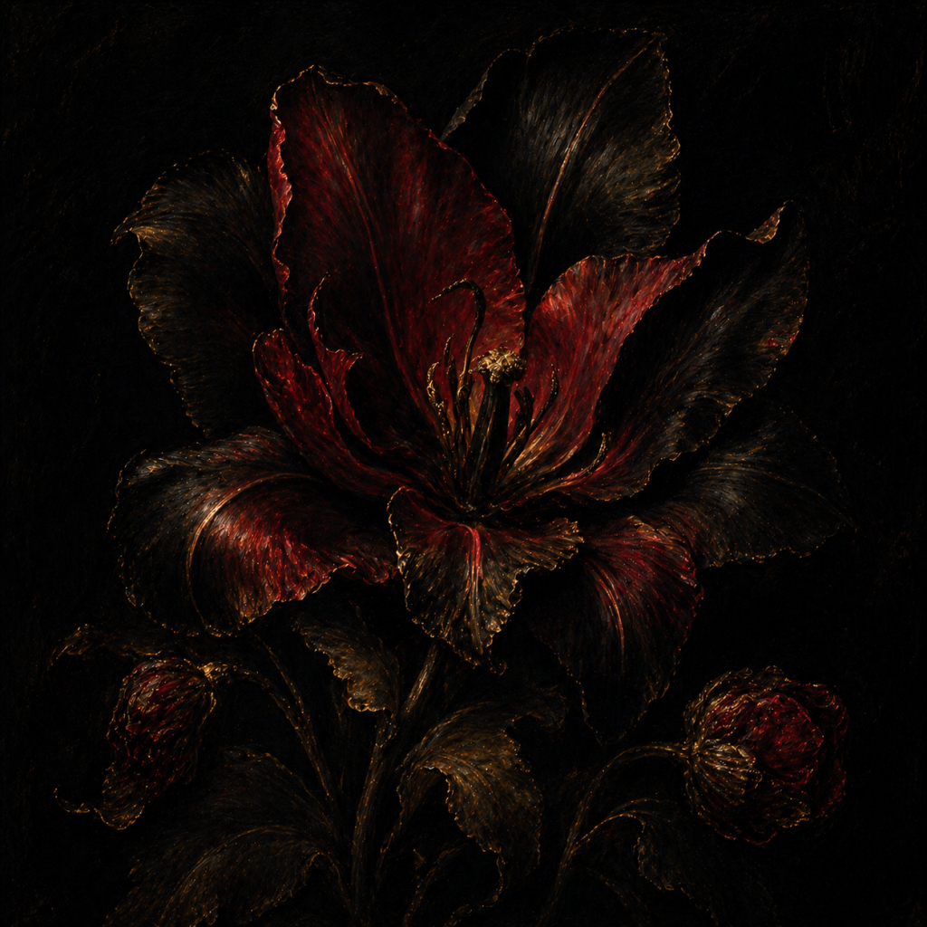 les fleurs du mal roses ia